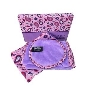Fresh Face Reusable Makeup Remover Towels - Sealed, New in Box Purple